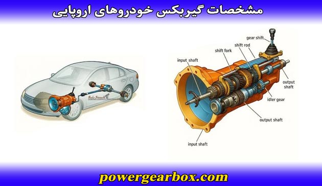 مشخصات فنی و عملکردی گیربکس خودروهای اروپایی